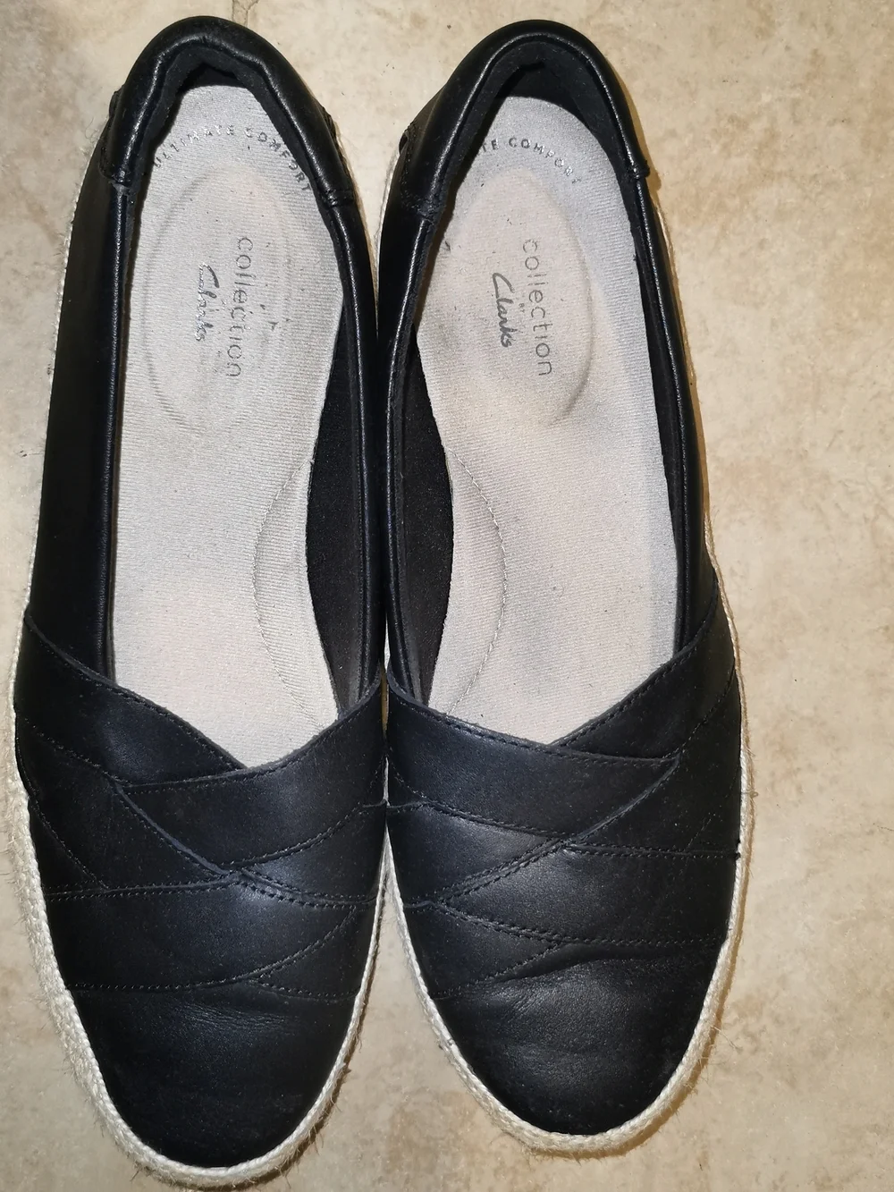 Clarks comfortable slip